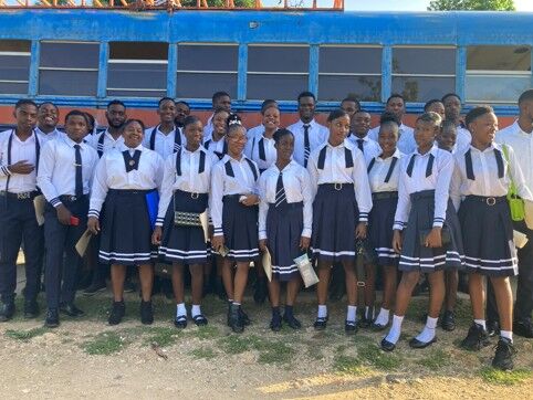 This summer our 43 Philo students took their final national high school exam after sharing their third semester classes with 21 other refugee students from Mirebalais.  We thank God that despite these added stresses, 39 of our students (91%) passed and the other 4 have another chance to retest on the subjects that they failed. We are also thankful that many refugee students  passed their exams through the Department of the Center.